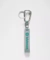 Lululemon Silicone Keychain In Blue