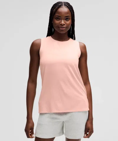 Lululemon Silk-blend Relaxed-fit Tank Top In Pink