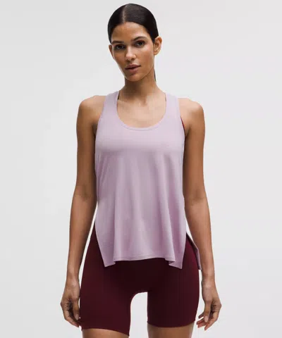 Lululemon Silkappeal Side-slit Tank Top In Pink