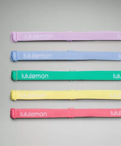 Lululemon Skinny Adjustable Headbands 5 Pack In Multi