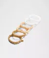 Lululemon Skinny Scrunchies 6 Pack