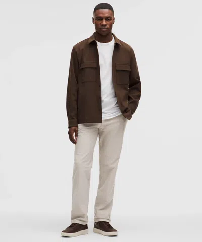 Lululemon Slacker Classic-straight Trouser 32l In Neutral