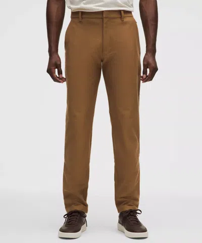 Lululemon Slacker Slim-straight Trouser 34l In Brown