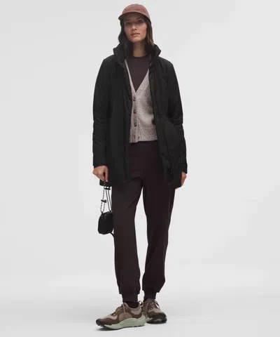 Lululemon Sleek City Long Jacket In Black
