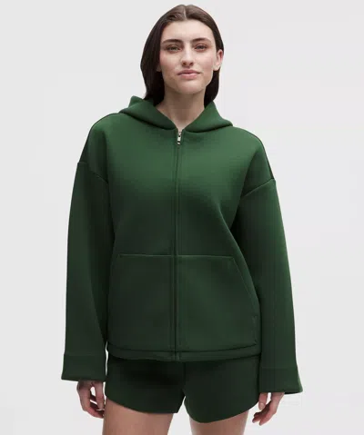 Lululemon Sleek Spacer Full-zip Hoodie In Green