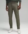 Lululemon Slim-tapered Smooth Twill Trousers Cropped In Green