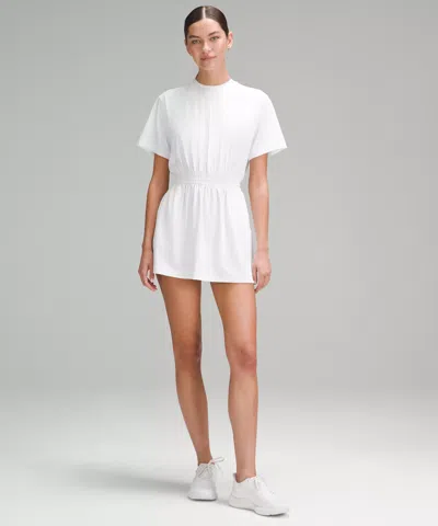 Lululemon Smocked-waist T-shirt Dress