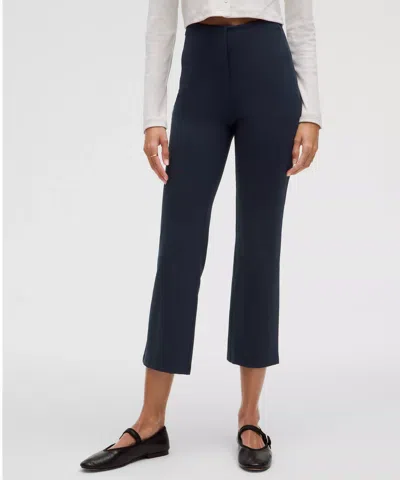 Lululemon Smooth Fit Pull-on High-rise Cropped Pant In Blue