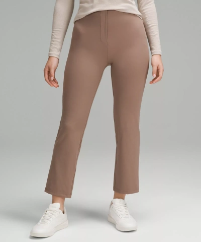 Lululemon Smooth Fit Pull-on High-rise Cropped Pants In Brown