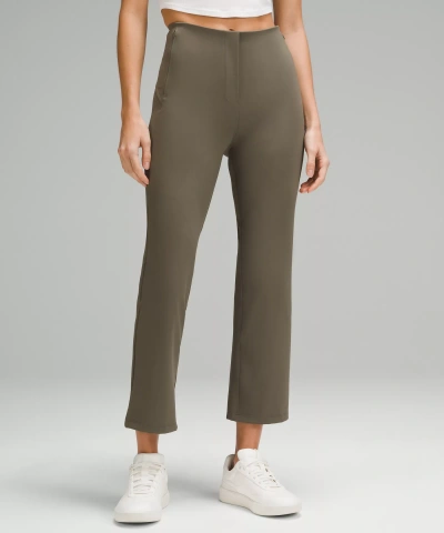 Lululemon Smooth Fit Pull-on High-rise Cropped Pants In Green