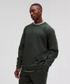 Lululemon Smooth Spacer Classic-fit Crew In Green