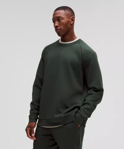 Lululemon Smooth Spacer Classic-fit Crew In Green
