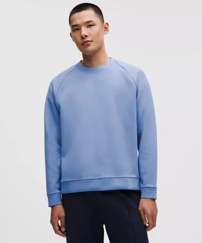 Lululemon Smooth Spacer Classic-fit Crew In Blue