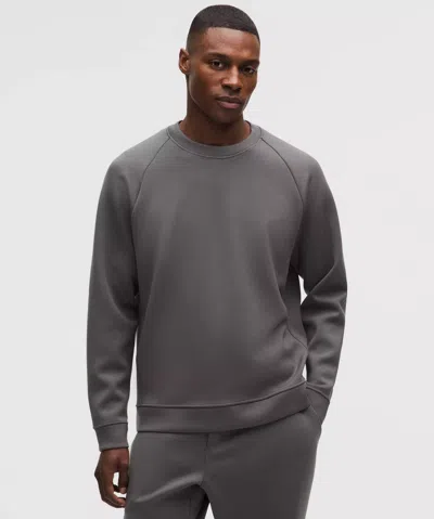 Lululemon Smooth Spacer Classic-fit Crew In Gray