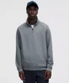 Lululemon Smooth Spacer Quarter Zip In Gray