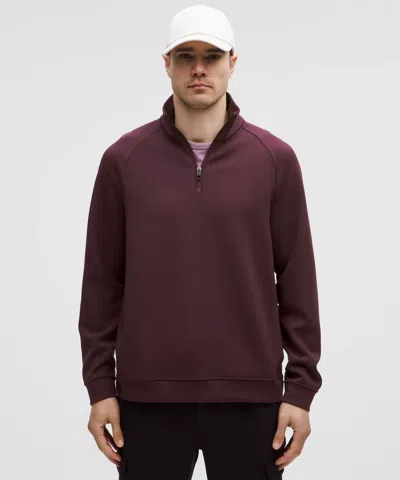 Lululemon Smooth Spacer Quarter Zip In Red