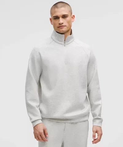 Lululemon Smooth Spacer Quarter Zip In Gray