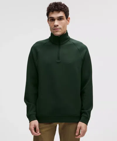Lululemon Smooth Spacer Quarter Zip In Gray