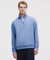 Lululemon Smooth Spacer Quarter Zip In Blue