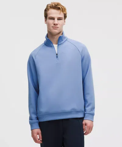 Lululemon Smooth Spacer Quarter Zip In Blue