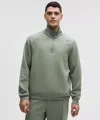 Lululemon Smooth Spacer Quarter Zip In Green