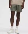 Lululemon Smooth Spacer Shorts 7" In Green
