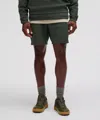 Lululemon Smooth Spacer Shorts 7" In Green