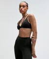 Lululemon Smoothcover Strappy Bra Light Support, A/b Cup In Black