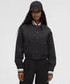 Lululemon Snap-front Collegiate Jacket In Black