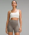 Lululemon Soft Foam Cup Asymmetrical Bra Light Support, D/dd Cup In White