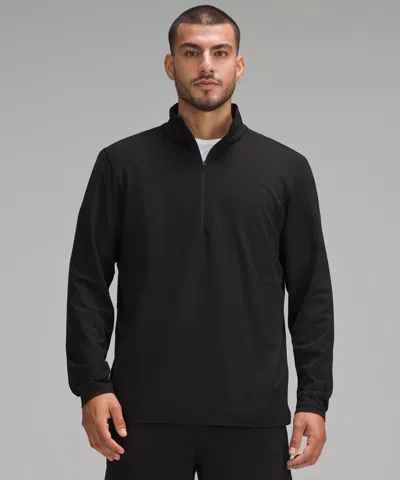 Lululemon Soft Jersey Half Zip In Black
