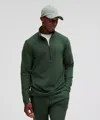 Lululemon Soft Jersey Half Zip In Green