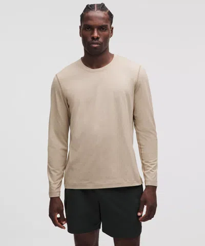Lululemon Soft Jersey Long-sleeve Shirt In Neutral