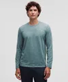 Lululemon Soft Jersey Long-sleeve Shirt In Blue