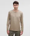 Lululemon Soft Jersey Long-sleeve Shirt In Brown