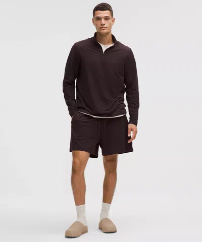Lululemon Soft Jersey Short 5" In Brown