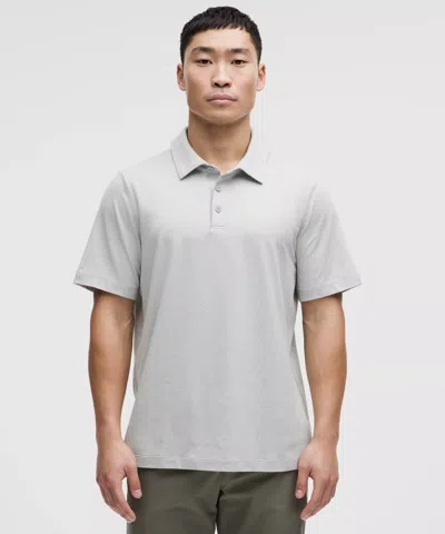 Lululemon Soft Jersey Short-sleeve Polo Shirt In White
