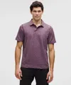 Lululemon Soft Jersey Short-sleeve Polo Shirt In Purple