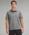 Lululemon Soft Jersey Short-sleeve Polo Shirt In Gray