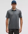 Lululemon Soft Jersey Short-sleeve Polo Shirt In Gray