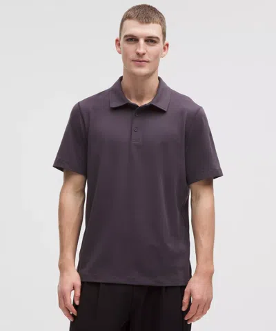 Lululemon Soft Jersey Short-sleeve Polo Shirt In Purple