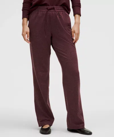 Lululemon Soft Jersey Straight-leg Mid-rise Pants Regular