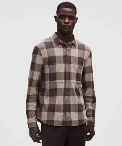 Lululemon Soft Knit Overshirt In Brown