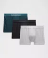Lululemon Soft Stretch Active Boxer Brief 3" In Multi