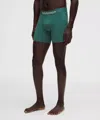 Lululemon Soft Stretch Active Boxer Brief 5" In Green