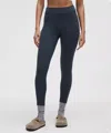 Lululemon Softy Suedey High-rise Leggings 25" In Blue