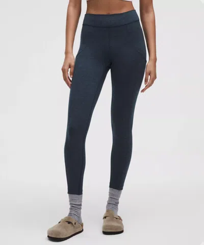 Lululemon Softy Suedey High-rise Leggings 25" In Blue