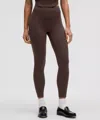 Lululemon Softy Suedey High-rise Leggings 25" In Brown