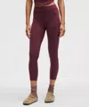 Lululemon Softy Suedey High-rise Leggings 25" In Brown