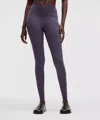 Lululemon Soft Sueded High-rise Leggings 28" In Blue